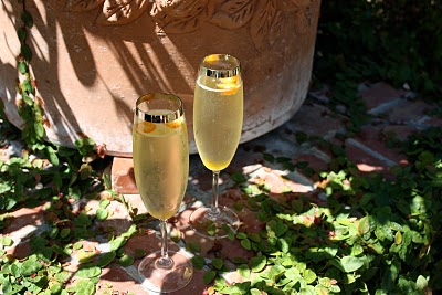 Kumquat Champagne Cocktail